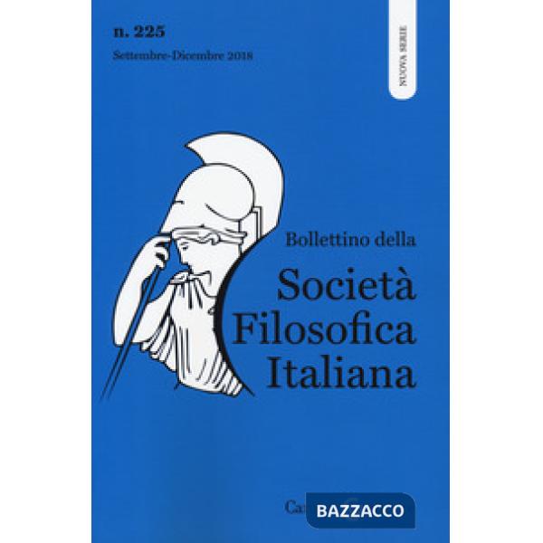 Bollettino della società filosofica italiana. Nuova serie (2018). Vol. 3