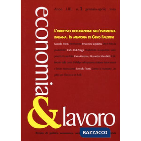 Economia & lavoro (2019). Vol. 1