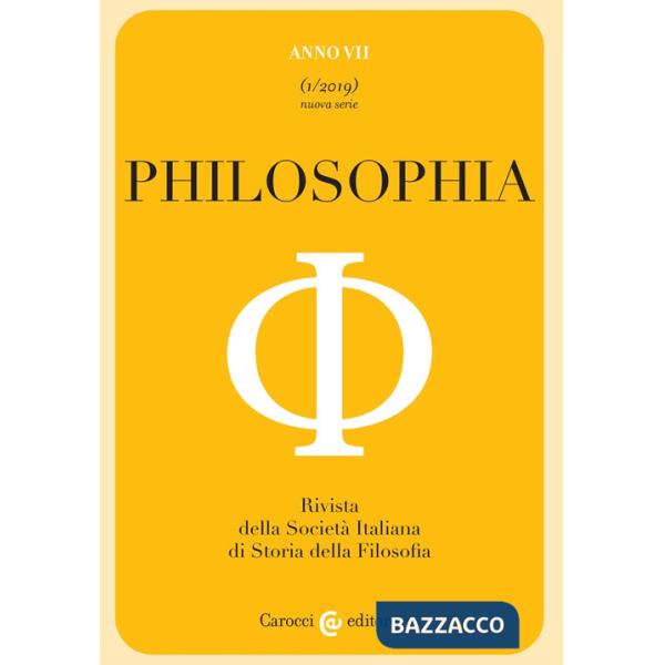 Philosophia (2019). Vol. 1