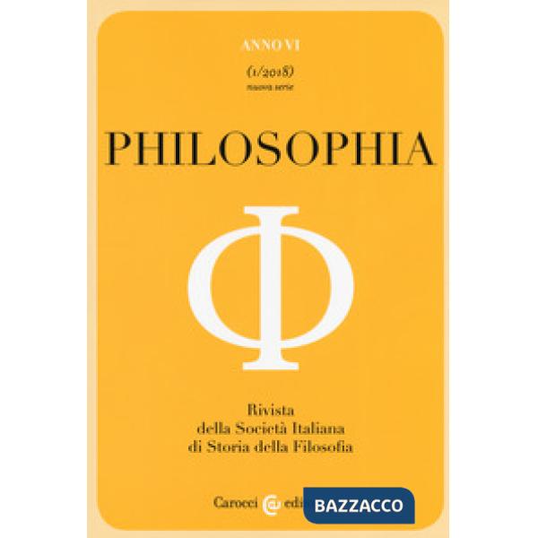 Philosophia (2018). Vol. 1
