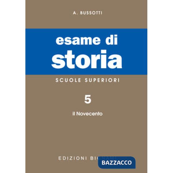 ESAME DI STORIA SUPERIORI 5