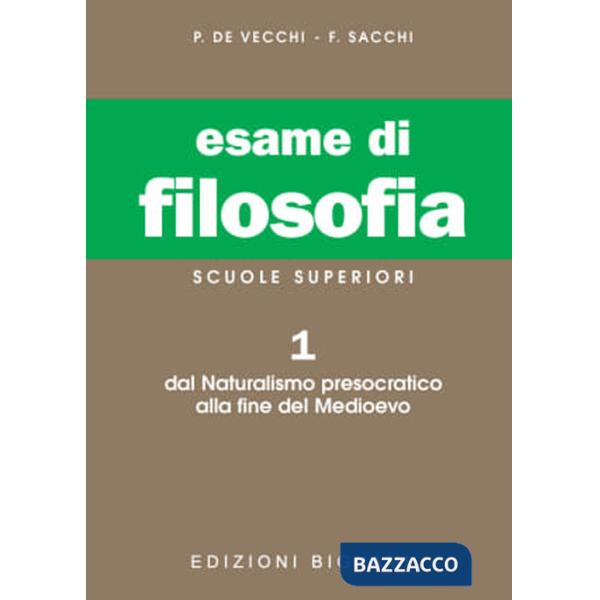 Compendio di storia della filosofia. Vol. 1