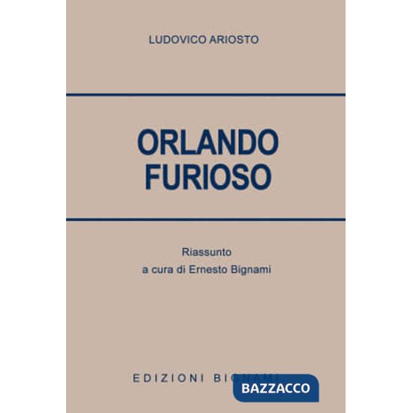 Orlando furioso. Riassunto