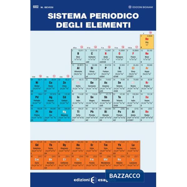 Sistema periodico degli elementi. Per le Scuole superiori