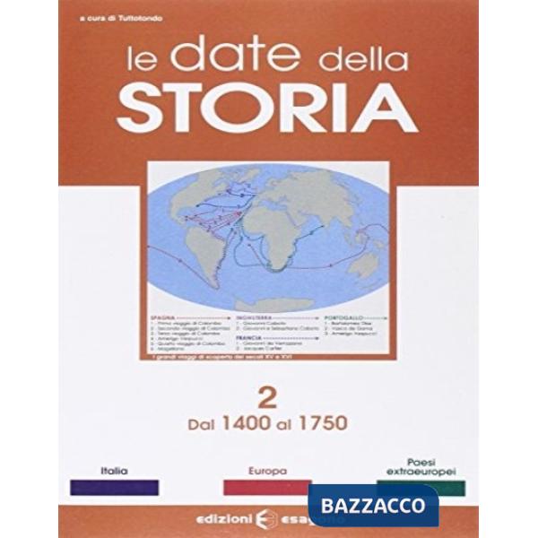 Date della storia. Per le Scuole superiori. Vol. 2: Dal 1400 al 1750