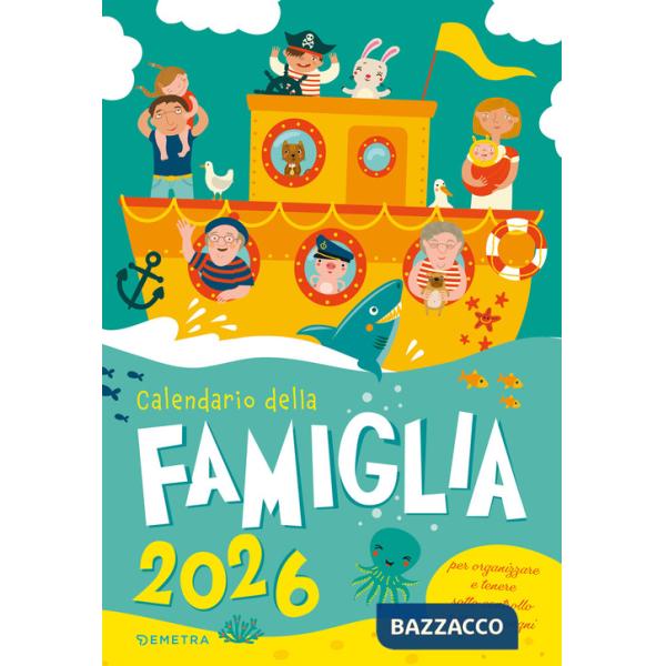 Calendario della famiglia 2026 da parete
