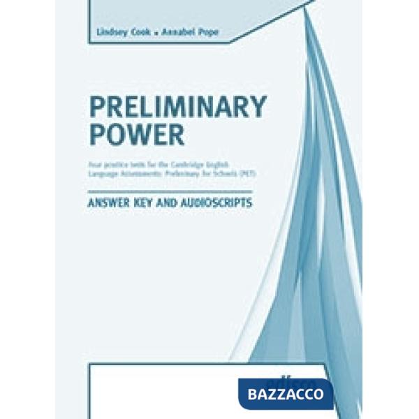 PRELIMINARY POWER, ANSWER KEY (PET)