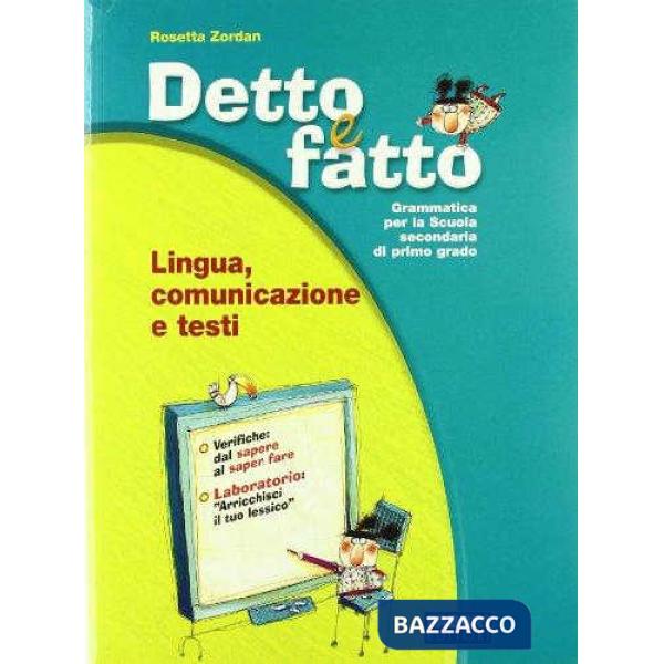 DETTO E FATTO LINGUA COM TESTI