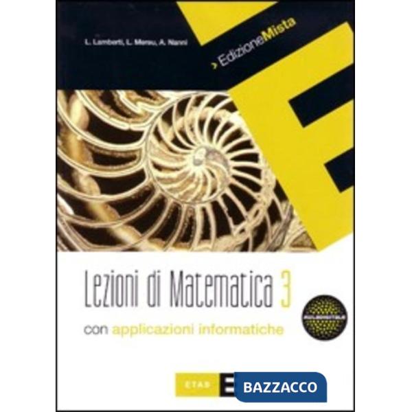 LEZIONI MATEMATICA APPL INF MISTO 3 SET