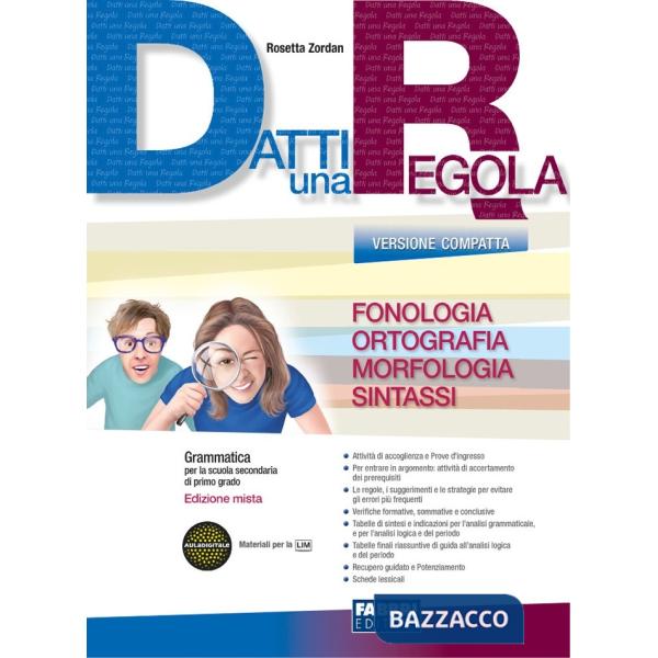 DATTI UNA REGOLA COMPATTO FONOLOGIA