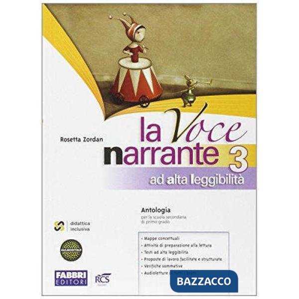 LA VOCE NARRANTE DSA 3 SET