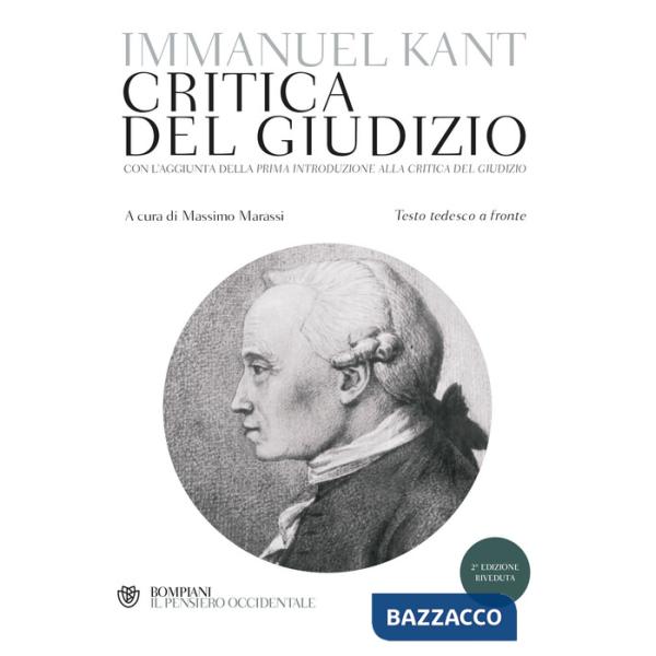 Critica del giudizio. Testo tedesco a fronte