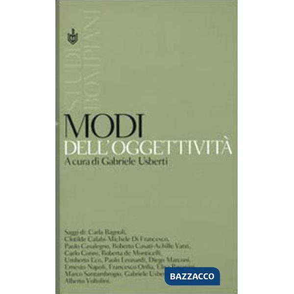 Modi dell'oggettività