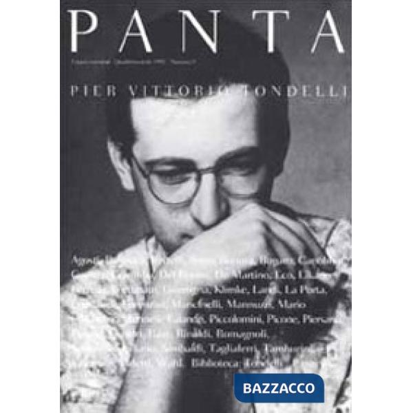 Panta. Pier Vittorio Tondelli