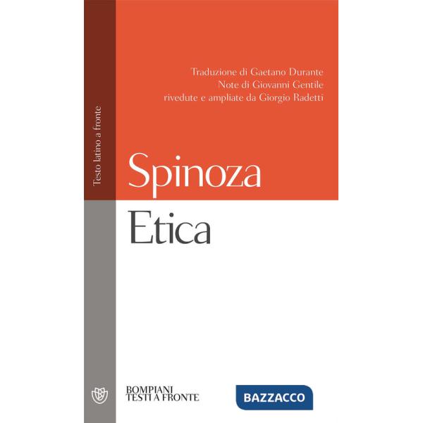 Etica. Testo latino a fronte