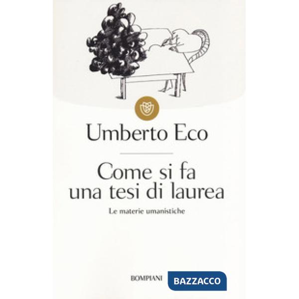 Come si fa una tesi di laurea. Le materie umanistiche