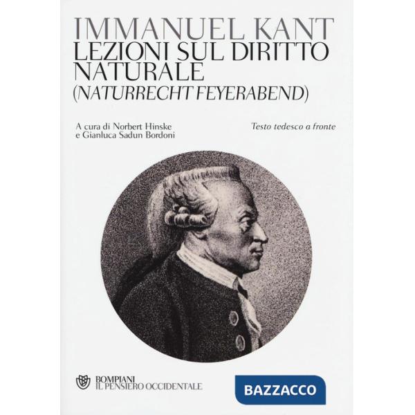 Lezioni sul diritto naturale (Naturrecht Feyerabend). Testo tedesco a fronte