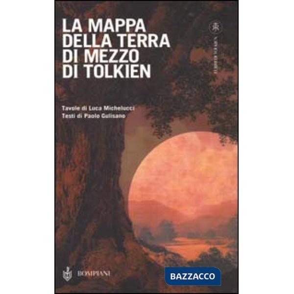 Mappa della Terra di mezzo di Tolkien (La)
