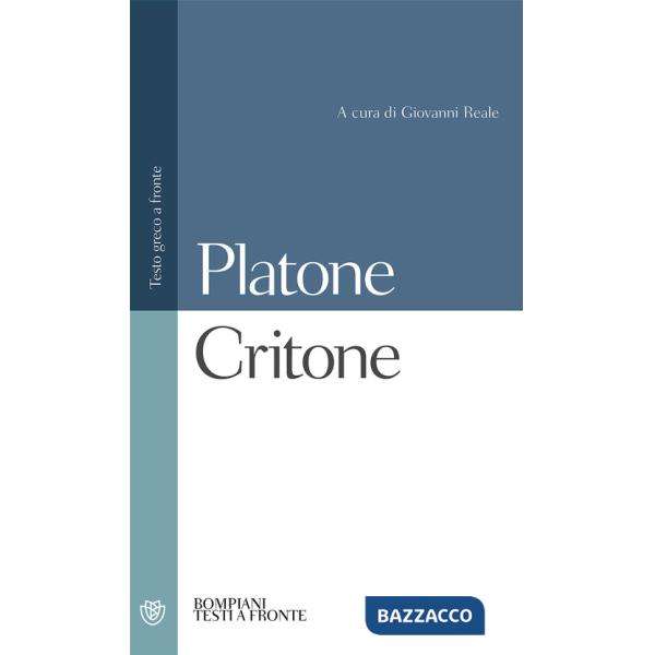 Critone. Testo greco a fronte