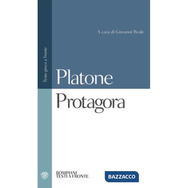 Protagora. Testo greco a fronte
