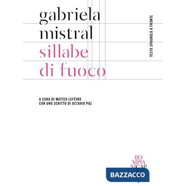 Sillabe di fuoco. Testo spagnolo a fronte