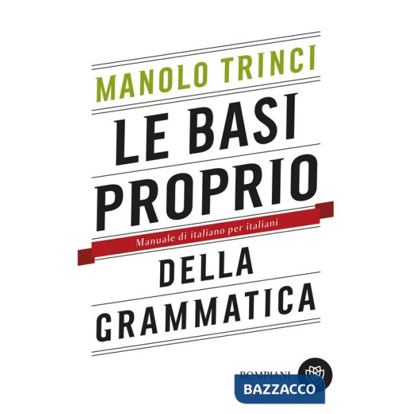 Basi proprio della grammatica. Manuale di italiano per italiani (Le)
