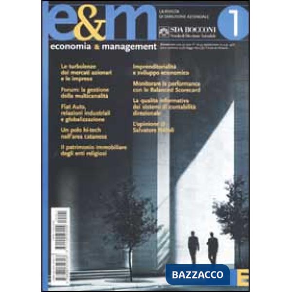 Economia & management. Vol. 1
