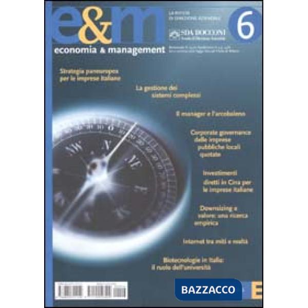 Economia & management. Vol. 6