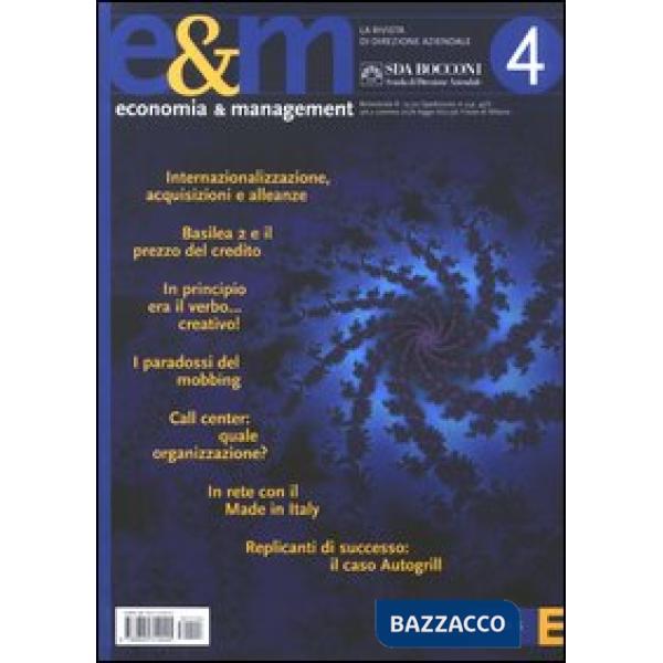 Economia & management. Vol. 4