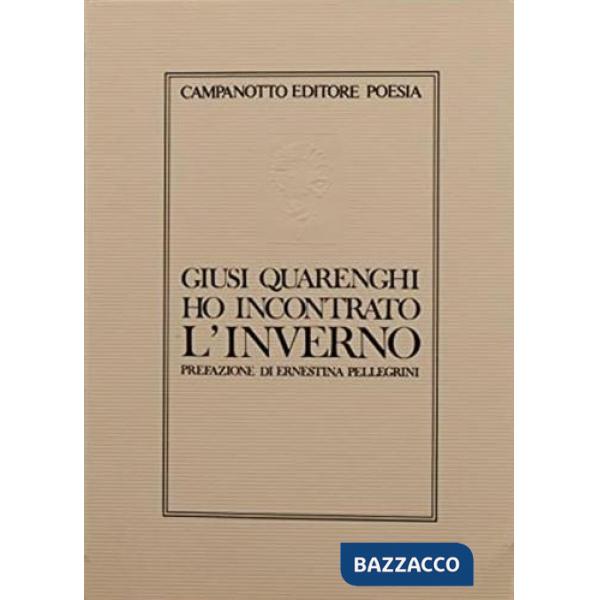 Ho incontrato l'inverno