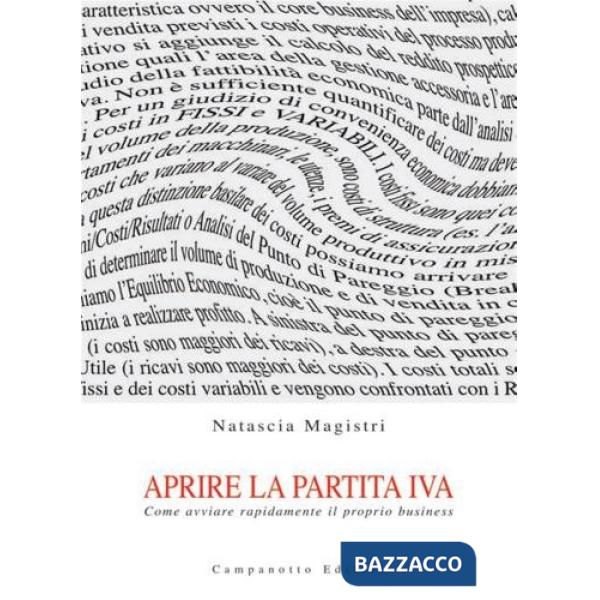 Aprire la partita IVA