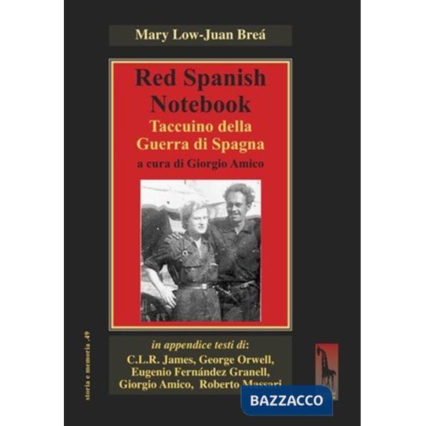 Red spanish notebook. Taccuino della Guerra di Spagna