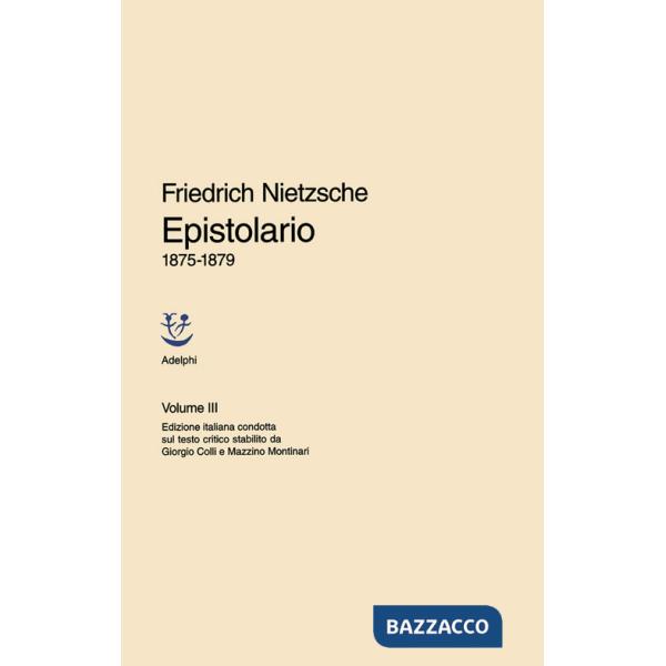 Epistolario. Vol. 3: 1875 - 1879