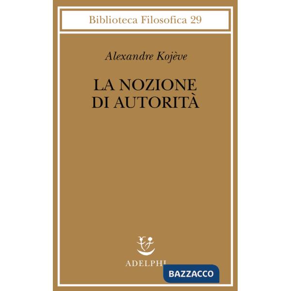 Nozione di autorità (La)