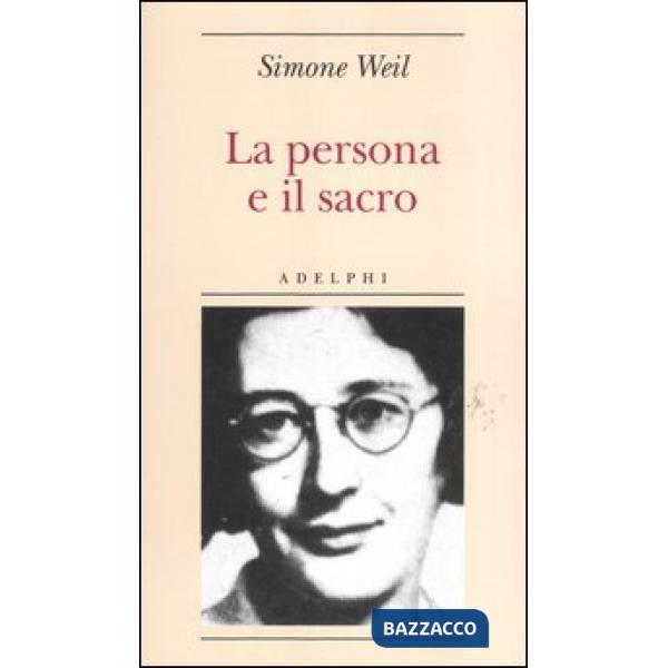 Persona e il sacro (La)