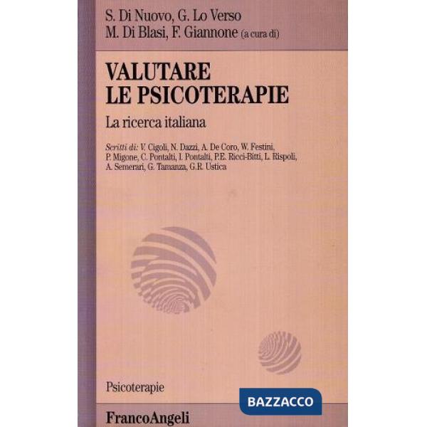 Valutare le psicoterapie. La ricerca italiana
