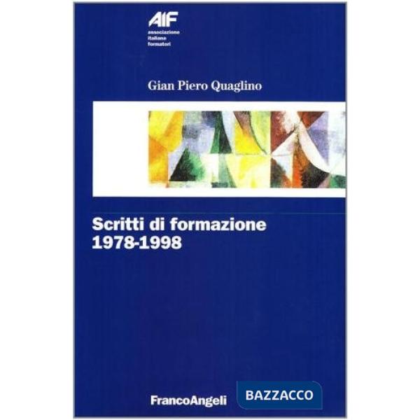 Scritti di formazione (1978-1998)