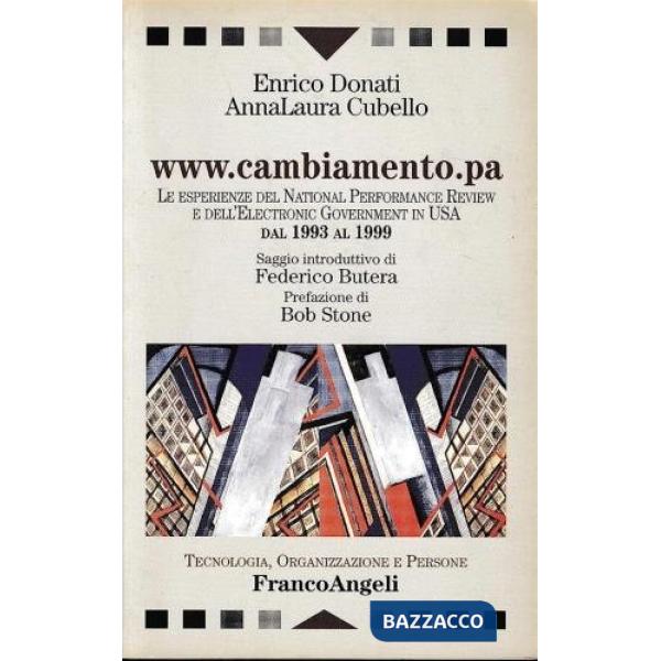 WWW.cambiamento.pa. Le esperienze del National Performance Review e dell'Electro