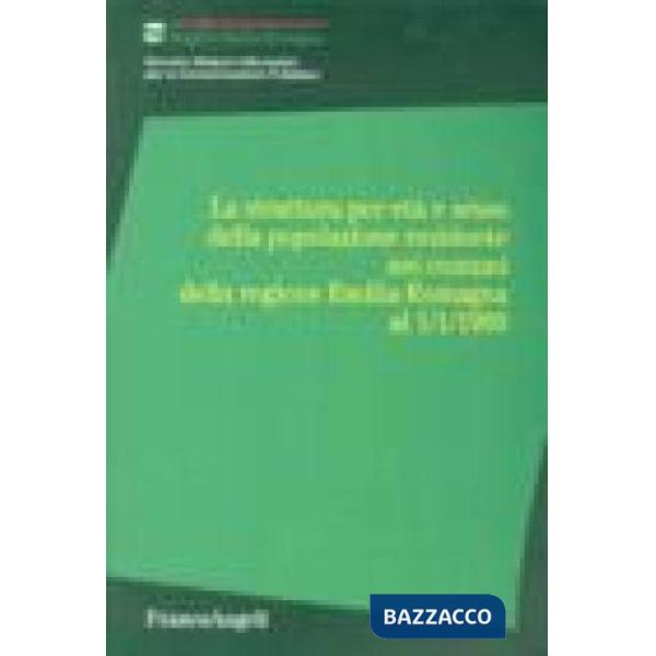 Struttura per età e sesso della popolazione residente nei comuni della regione E