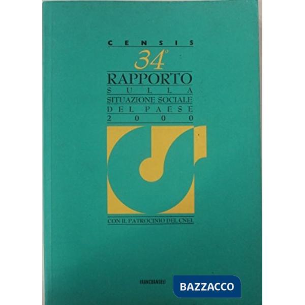 Trentaquattresimo rapporto sulla situazione sociale del paese 2000