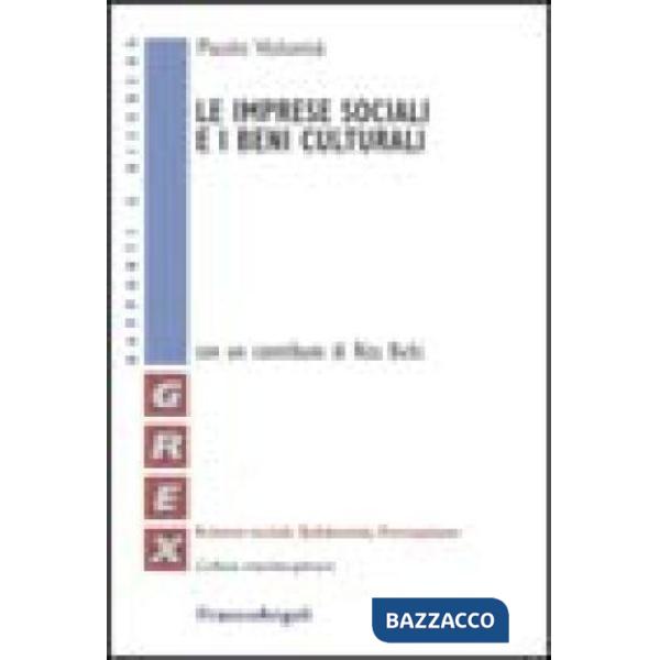 Imprese sociali e i beni culturali (Le)