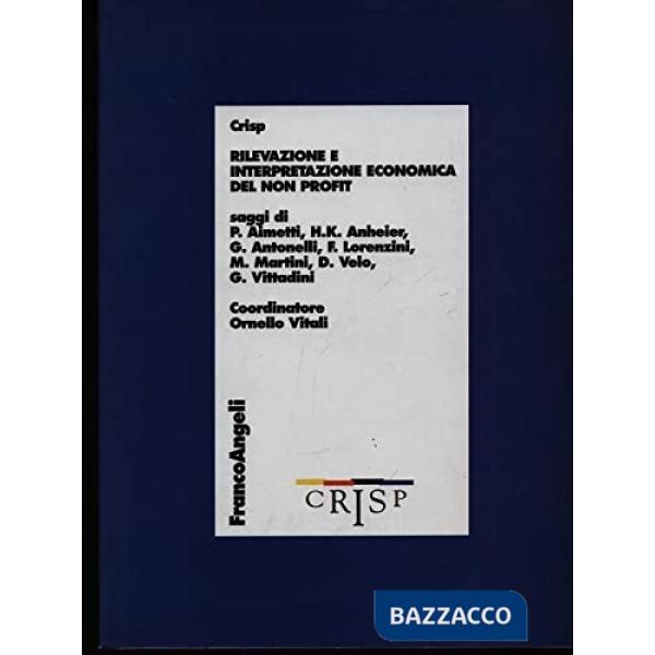 Rilevazione e interpretazione economica del non profit