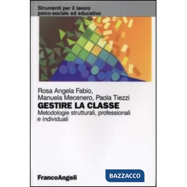 Gestire la classe. Metodologie strutturali, professionali e individuali