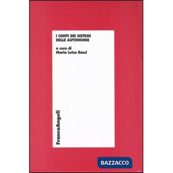 Conti dei sistemi delle autonomie (I)