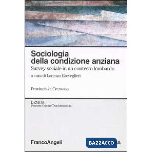 Sociologia della condizione anziana. Survey sociale in un contesto lombardo