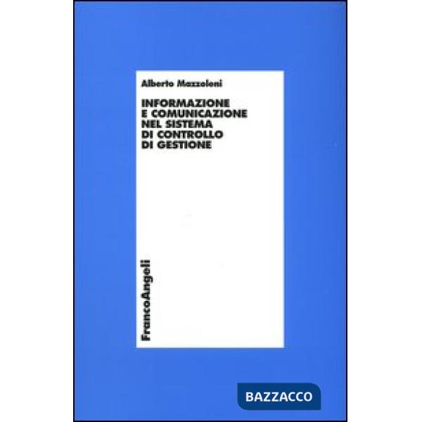 Informazione e comunicazione nel sistema di controllo di gestione