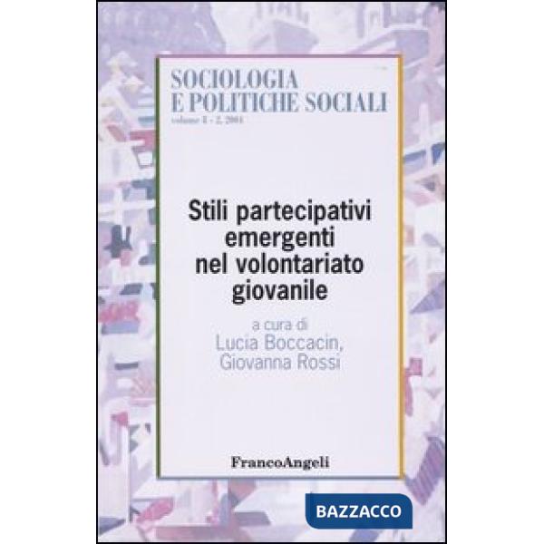 Stili partecipativi emergenti nel volontariato giovanile