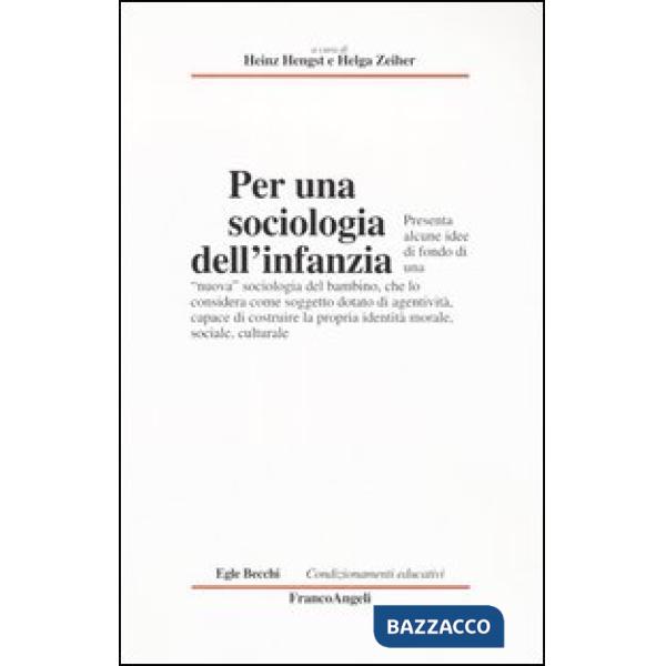 Per una sociologia dell'infanzia