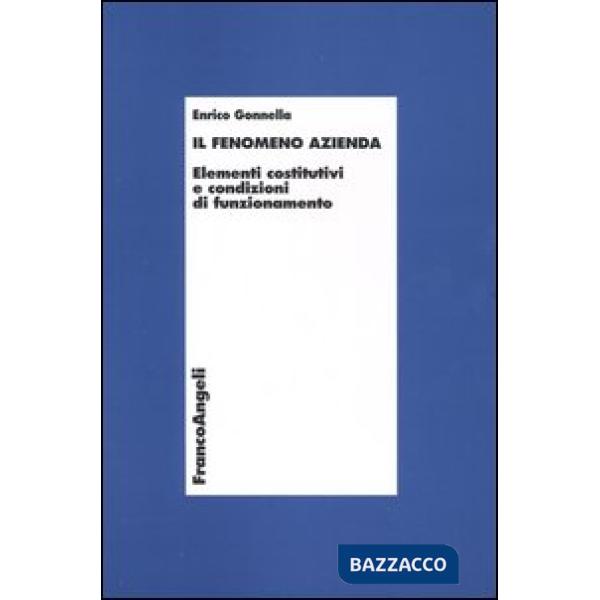 Fenomeno azienda. Elementi costitutivi e condizioni di funzionamento (Il)
