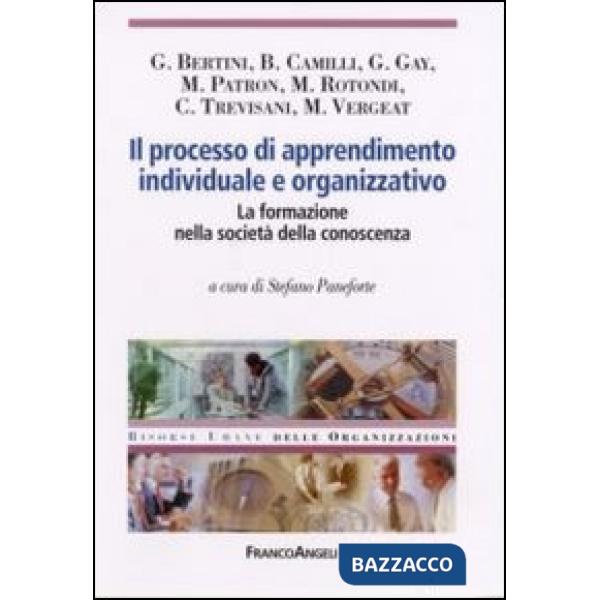 Processo di apprendimento individuale e organizzativo. La formazione nella socie